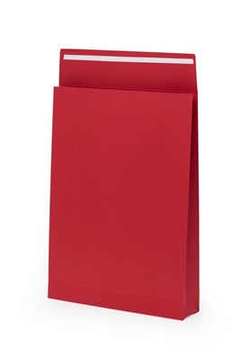 Koperty kartonowe 320x450x80mm Czerwone 220g 10szt
