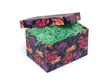 Zestaw pudełek flowerbox PROSTOKĄT MAKI (3 szt.)