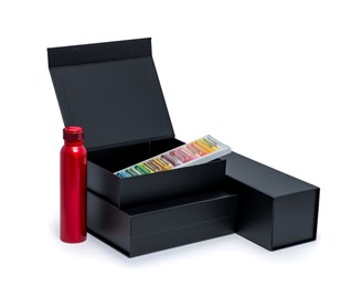 Pudełko Magnetyczne Czarne 235x170x60mm (zew.) A5 Pudełko Ozdobne