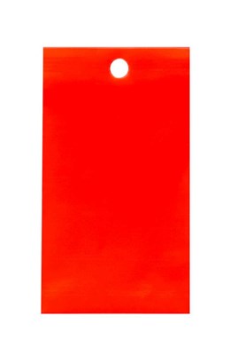 Woreczki strunowe 45x65mm MOCNE 100um CZERWONE x50