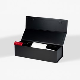 Pudełko Magnetyczne Na Wino Czarne 360x110x105mm (zew)