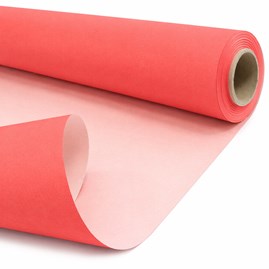 Papier pakowy kraft DUO różowy jasnoróżowy rolka 79 cm 40 m