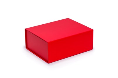 Pudełko Magnetyczne Czerwone 250x200x100mm Ozdobne Pudełko Na Prezent