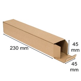 Pudełko karbowane 45x45x230mm