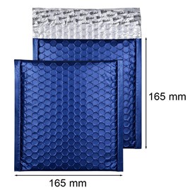 Koperta Bąbelkowa Metaliczna CD 165x165mm Granatowa–Ochrona i Estetyka