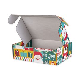 Pudełko świąteczne 310x220x98mm Pingwin F427