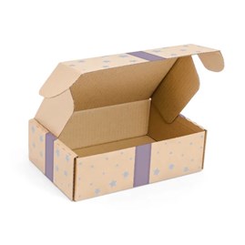 Karton Wykrojnikowy 243x170x75mm Urodziny Niebiesk