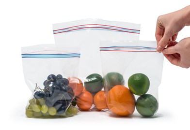 Torebka z podwójną struną 270x280mm/70mic 20szt.