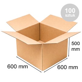 Pakiet - Karton Klapowy 600x600x500mm BIG400 -100