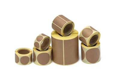 Naklejki okrągłe EKO KRAFT Fi25mm 250szt