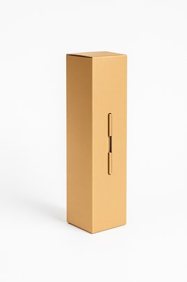 Pudełko karbowane na wino 340x80x80mm BE-08I
