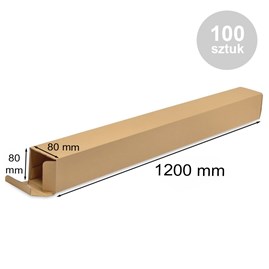 Pakiet - Karton wykr. 1200x80x80mm  2A0- 100szt