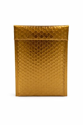 Ozdobna koperta bąbelkowa kawowa 140x170 mm B6