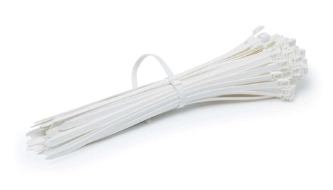 Opaska Zaciskowa na plac zabaw 490/9,5mm Biała