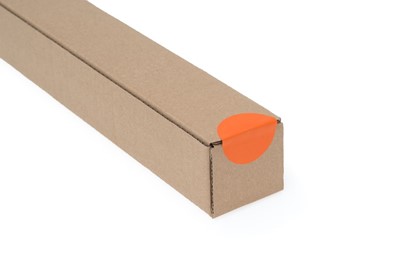 Naklejki okrągłe Fi20mm 500szt Pomarańczowe