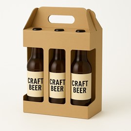 Nosidełko z uchwytem na piwo 210x140x258mm 6 piw - 10szt