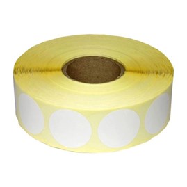 Okrągłe etykiety termiczne FI25 2500 sztuk