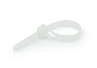 Opaska Kablowa Demontowalna 150/7,6mm Biała 100szt