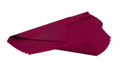 bibuła prezentowa burgundowa, bibuła 38x50 cm, bibuła Pantone 209 C, bibuła premium, bibuła gładka 100 ark