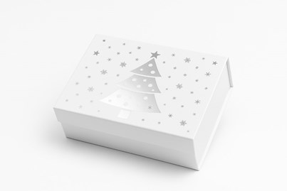 Pudełko Magnetyczne Christmas BIAŁY 235x170x100mm (zew)