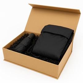 Pudełko magnetyczne 350x250x100mm ?kraft Prążek