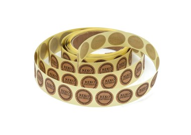 Naklejki okrągłe Kraft Fi25mm Rękodzieło - 200szt