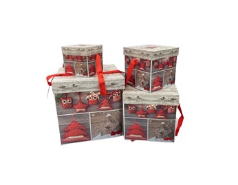 Zestaw Pudełek XMASS (4szt)