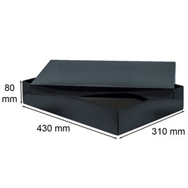 Pudełko Laminowane 430x310x80 Czarny