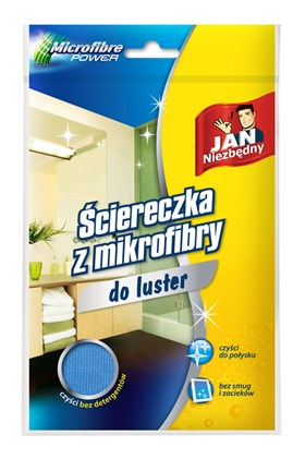 JN Ściereczka z mikrofibry do lustra 1szt