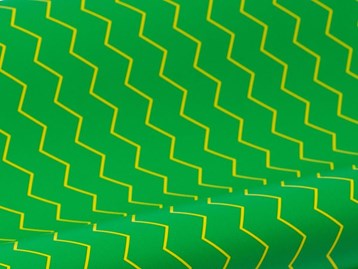 Papier Pakowy Zielony z zygzakiem 80 gsm 70cm/25mb
