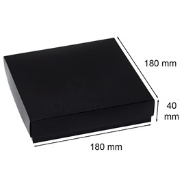 Pudełko Laminowane 180x180x40mm Czarne