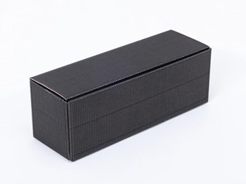 Karton Karbowany na wino 323x105x110mm(zew)Czarny