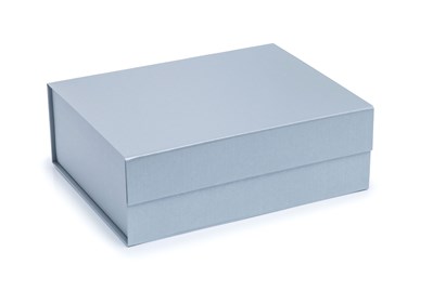 Pudełko Magnetyczne Perłowy Srebrny 330x255x115mm(zew) A4 Prezentowe