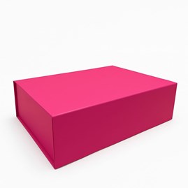 Pudełko magnetyczne fuksja 350x250x100 mm – Opakowanie Premium