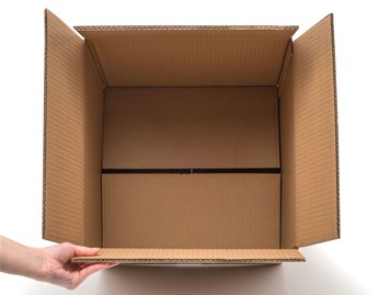 Karton klapowy 250x250x250mm pięciowarstwowy BC580