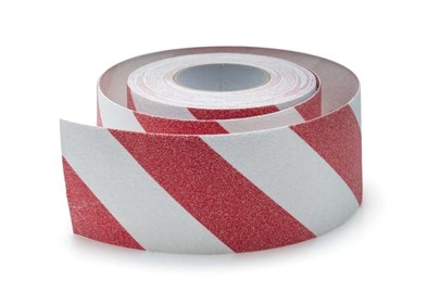Taśma Antypoślizgowa 100mm/18m Biało-Czerwona
