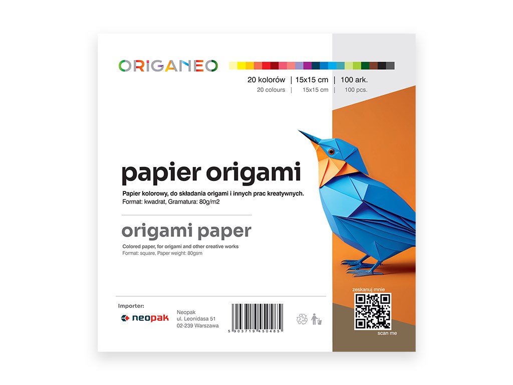 papier do origami ORIGANEO