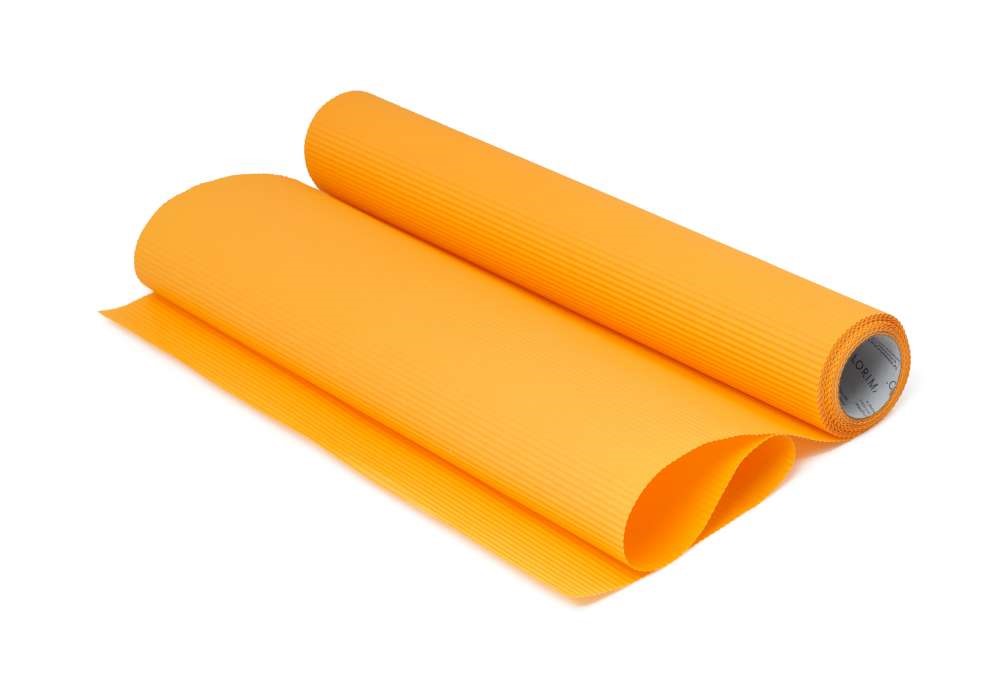 Żółty karbowany papier ozdobny 